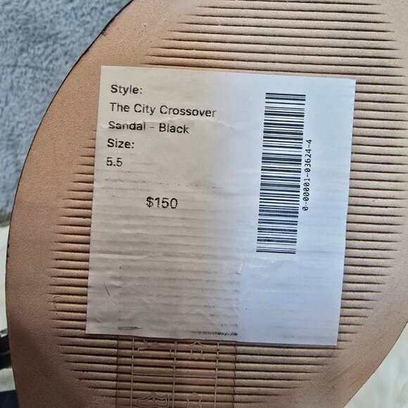 Everlane Women's City Crossover Sandal Black Leather Sizes NEW Classic - Picture 7 of 12